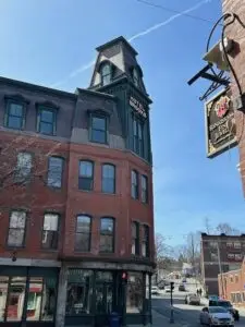 Brooks Hotel Main Street Brattleboro mansard roof