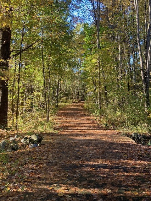 Rail trail for biking hiking